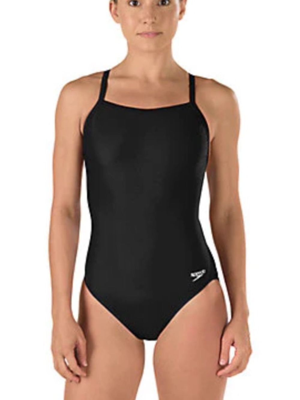 Speedo ProLt One piece Girls Youth Swimsuit, Black, Size 26Y, NWT